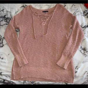 Light Pink Knitted Sweater